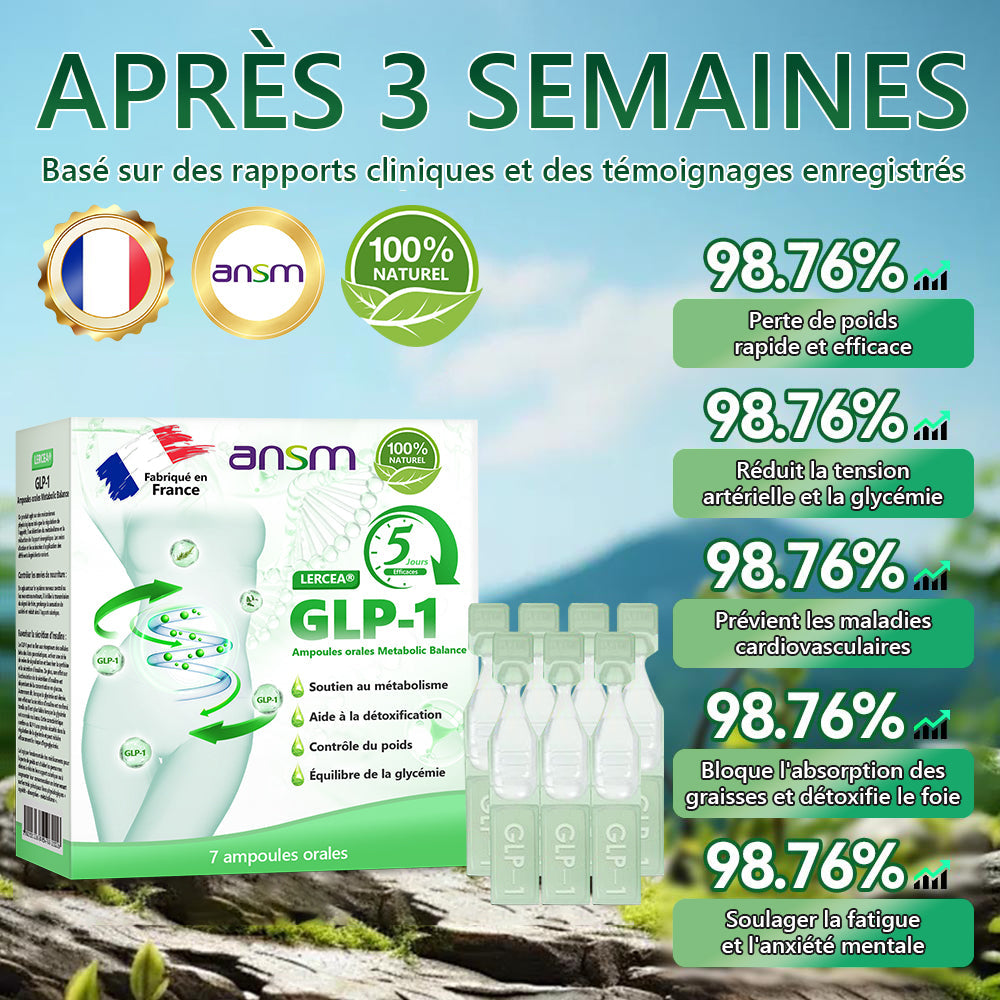 🎁 Remise de 30 % sur 𝐋𝐄𝐑𝐂𝐄𝐀® GLP-1 Solution Orale pour la Perte de Poids 🎁